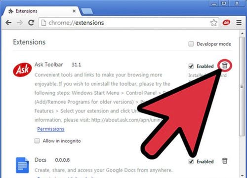 how to remove toolbars on chrome firefox ie and edge 2