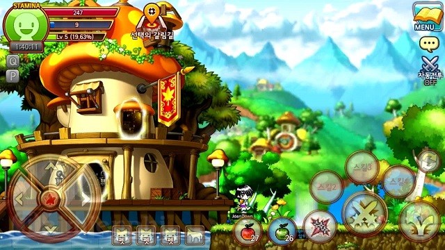 maplestory m casual game can't get into the second season of revenue
