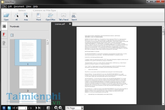 Able2Doc PDF to Word Converter