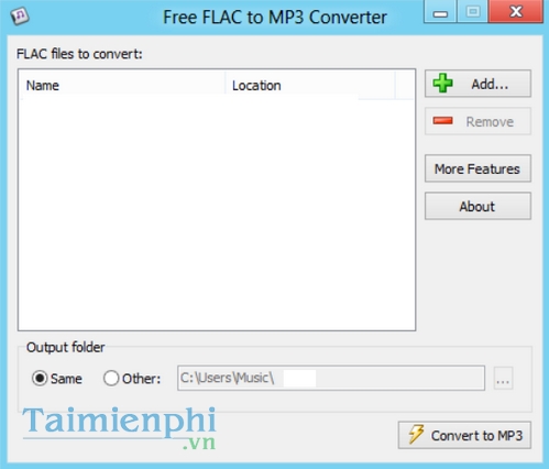 download FLAC to MP3 Converter Free