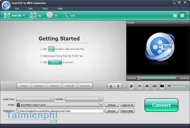 download Free FLV to MP4 Converter