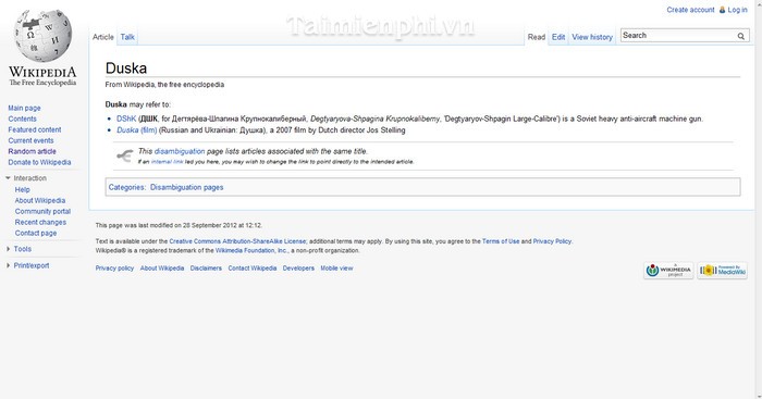 Wikipedia Screensaver