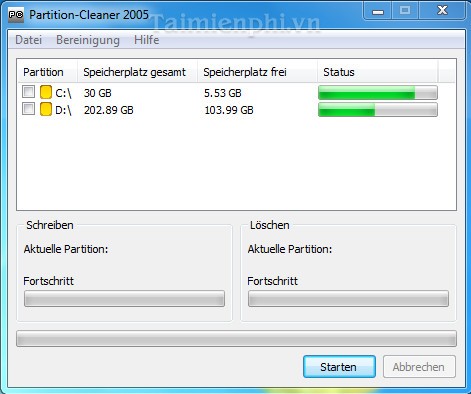 Partition Cleaner