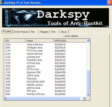 DarkSpy Anti Rootkit