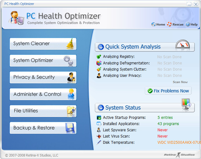 PC Health Optimizer Free Edition